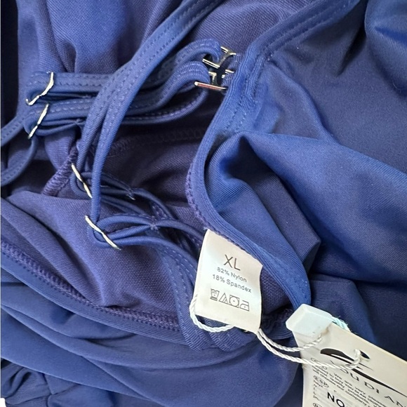 You Dian Navy Blue One Piece Bathing Suit Size XL NWT - Picture 7 of 16